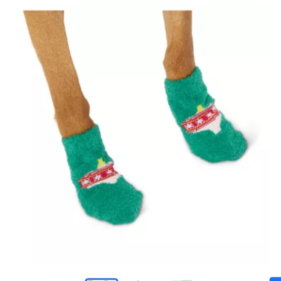 Christmas Tree Holiday Pet Socks - Picture 11 of 12